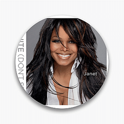 Janet Jackson's album Control launched her career Janet Jackson Pins