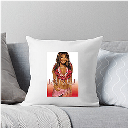 Janet Jackson's music often addresses social issues Janet Jackson Pillows Cover