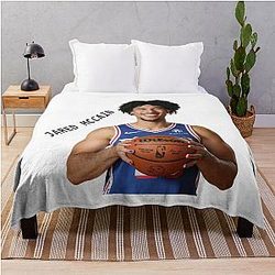 Jared McCain Basketball Throw Blanket
