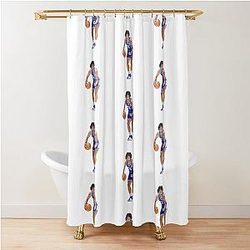 Jared McCain balloon Shower Curtain