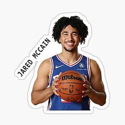 Jared McCain Basketball Sticker