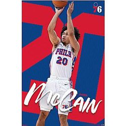 NBA Philadelphia 76ers Jared McCain Wall Poster 34L x 22.4W Premium Unframed Version