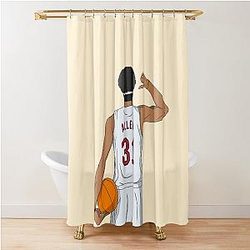 Jarrett Allen Cleveland Basketball Shower Curtain