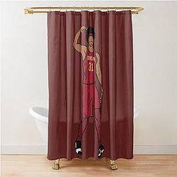 Jarrett Allen Pick Celebration Shower Curtain