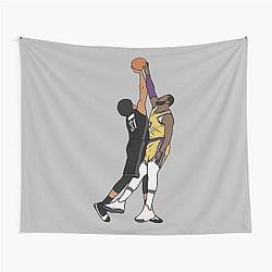 Jarrett Allen Blocks LeBron James