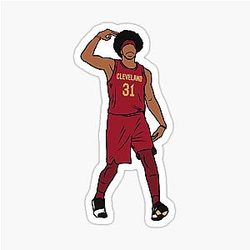 Jarrett Allen pick celebration sticker