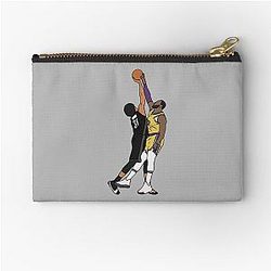 Jarrett Allen Blocks LeBron James Pouch