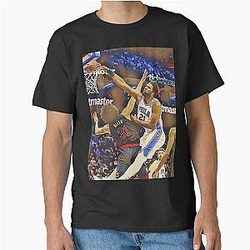 Joel Embiid posterizing Jarrett Allen Classic T-Shirt