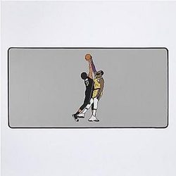Jarrett Allen Blocks LeBron James Desk Mat