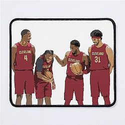 Evan Mobley & Donovan Mitchell & Darius Garland & Jarrett Allen Mouse Pad