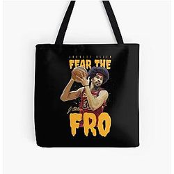Jarrett Allen All Print Tote Bag