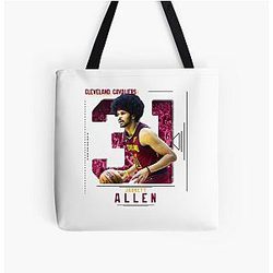 Jarrett Allen Basketball Tote Bag