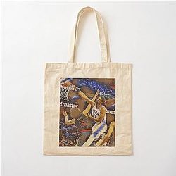 Joel Embiid posterizing Jarrett Allen Cotton Tote Bag