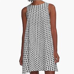 Jarrett Allen Number 31 Jersey Brooklyn Nets A-Line Dress