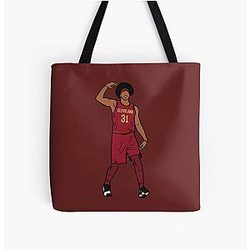 Jarrett Allen Pick up Celebration All Over Print Tote Bag