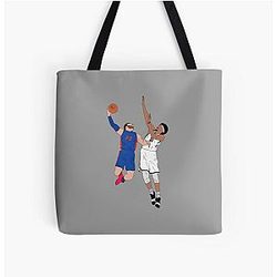 Jarrett Allen Blocks Blake Griffin Tote Bag
