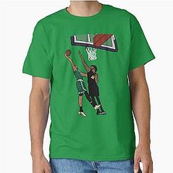 Jayson Tatum Dunks on Jarrett Allen Classic T-Shirt