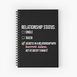 Jarrett Allen Relationship with a Spiral Notebook
