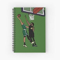Jayson Tatum Dunks On Jarrett Allen Notebook