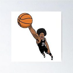 Jarrett Allen Block Design Poster