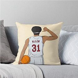 Jarrett Allen Cleveland Throw Pillow
