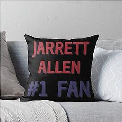 Jarrett Allen 1 Throw Pillow