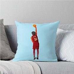 Jarrett Allen Cleveland Cavaliers Basketball Throw Pillow