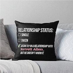 Jarrett Allen- Relationship with throw pillow