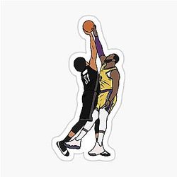 Jarrett Allen Blocks LeBron James