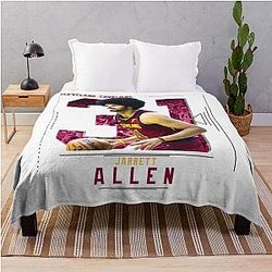 Jarrett Allen Basketball Throw Blanket