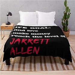 Jarrett Allen Life Goal Throw Blanket