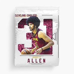 Jarrett Allen Basketball Duvet Cover