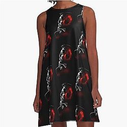 Javier Bardem Fiery Faunus Painting A-line Dress