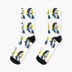 Javier Bardem - An illustration by Paul Cemmick Sock