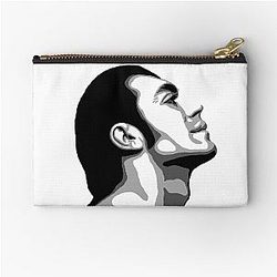 Javier Bardem Black and White Portraits Zipper Pouch