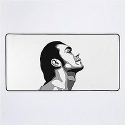 Javier Bardem Black and White Portraits Desk Mat