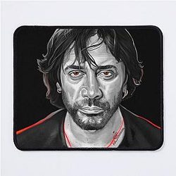 Javier Bardem Painting of Mouse Pad