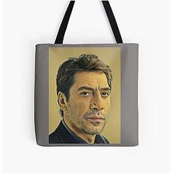 Javier Bardem All Over Print Tote Bag