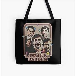Javier Bardem Vintage All Print Tote Bag