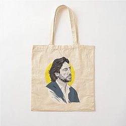 Javier Bardem - An Illustration by Paul Cemmick Cotton Tote Bag