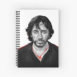 Javier Bardem Painting Spiral Notebook