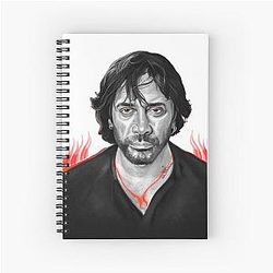 Javier Bardem Painting Spiral Notebook