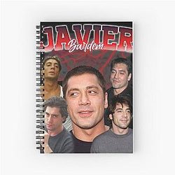 Javier Bardem Retro Style Notebook
