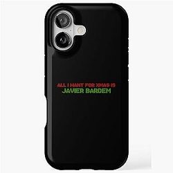 All I Want for Christmas is Javier Bardem iPhone Case