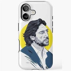Javier Bardem - An illustration by Paul Cemmick Tough Case