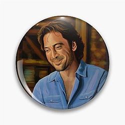 Javier Bardem Paints Pin