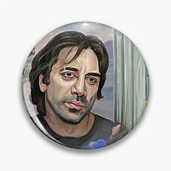 Javier Bardem Painting Pin