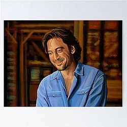 Javier Bardem Painting Poster