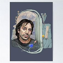 Javier Bardem Painting Poster