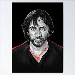 Javier Bardem Painting Poster